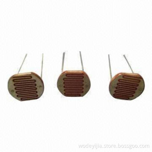 7mm CdS photoresistors, covered with epoxy